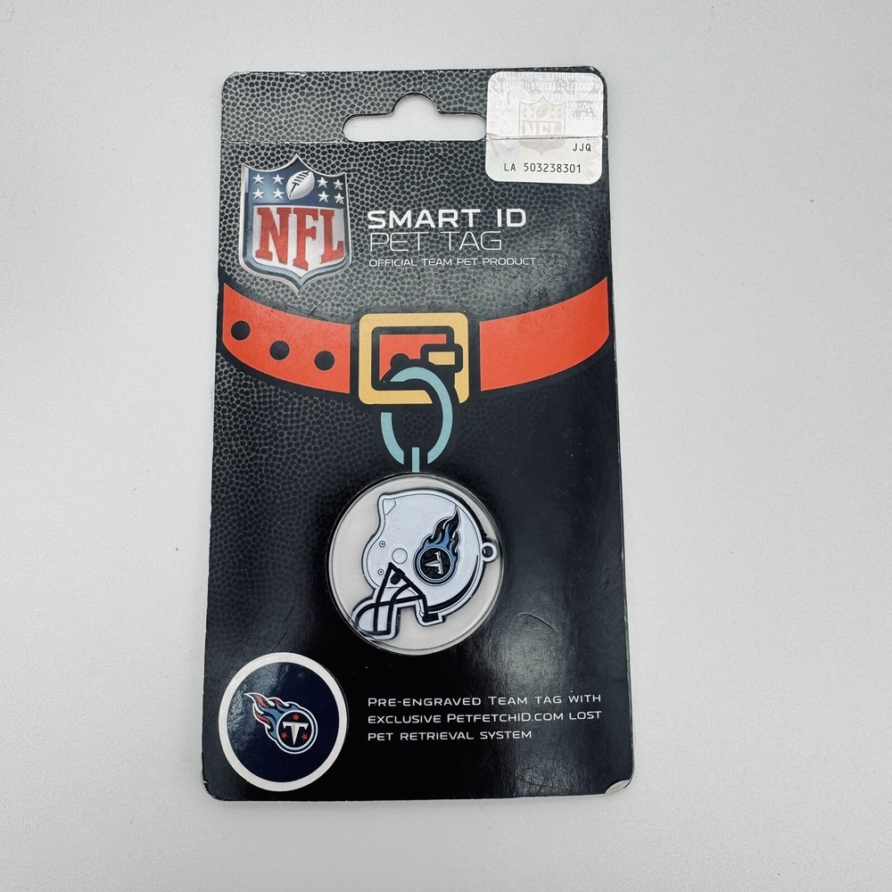 Tennessee Titans Pets First NFL Smart ID Pre-Engraved Pet Tag NIP New